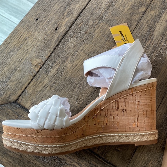 Steve Madden Cool Planet wedge sandals 9.5 Jitney - Picture 3 of 5